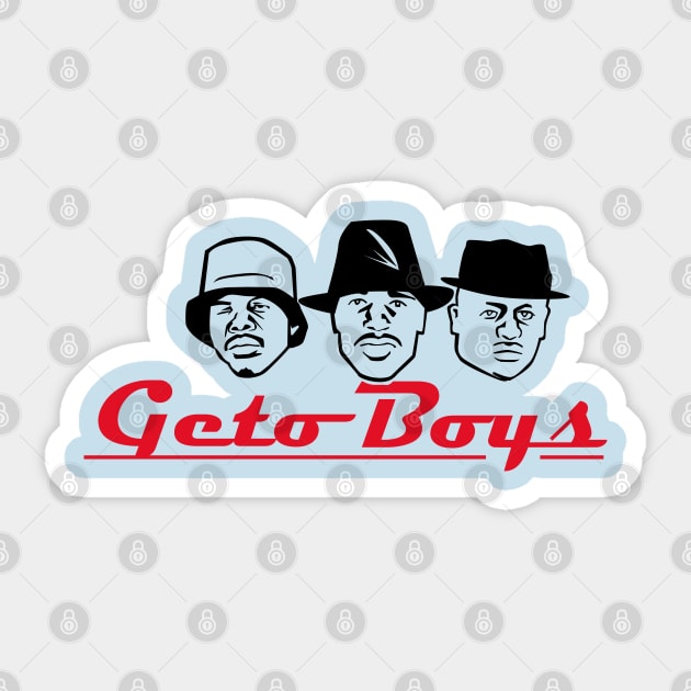 Geto Boys with Pep verson 2 T-Shirt Sticker by sinistergrynn